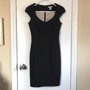 H&M Black Structured Dress, Size 2